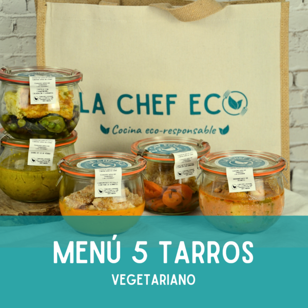 Menú ecológico 5 platos vegetariano